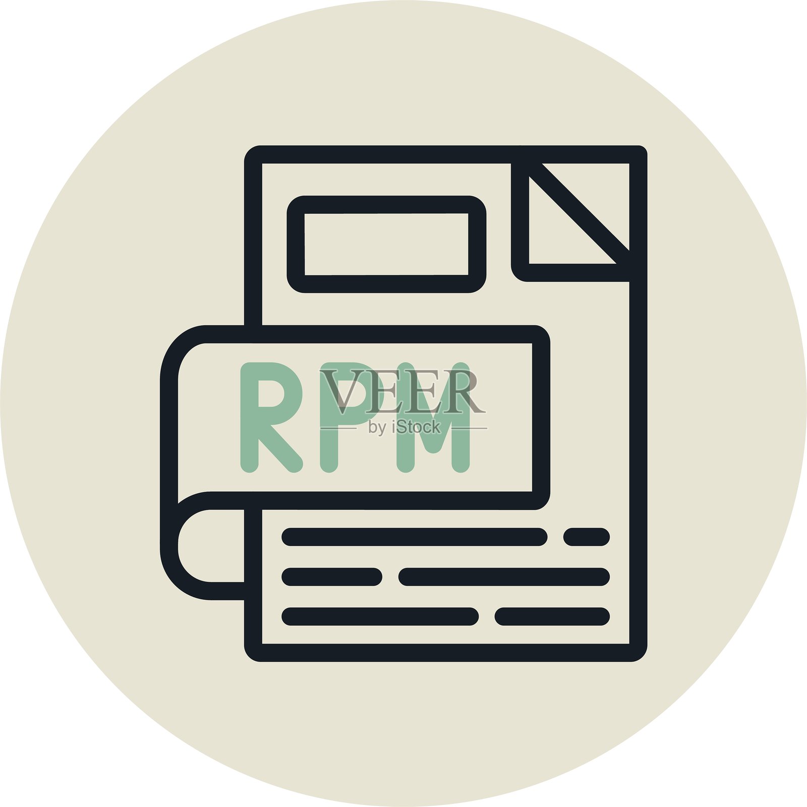 RPM圆形到期设计插画图片素材