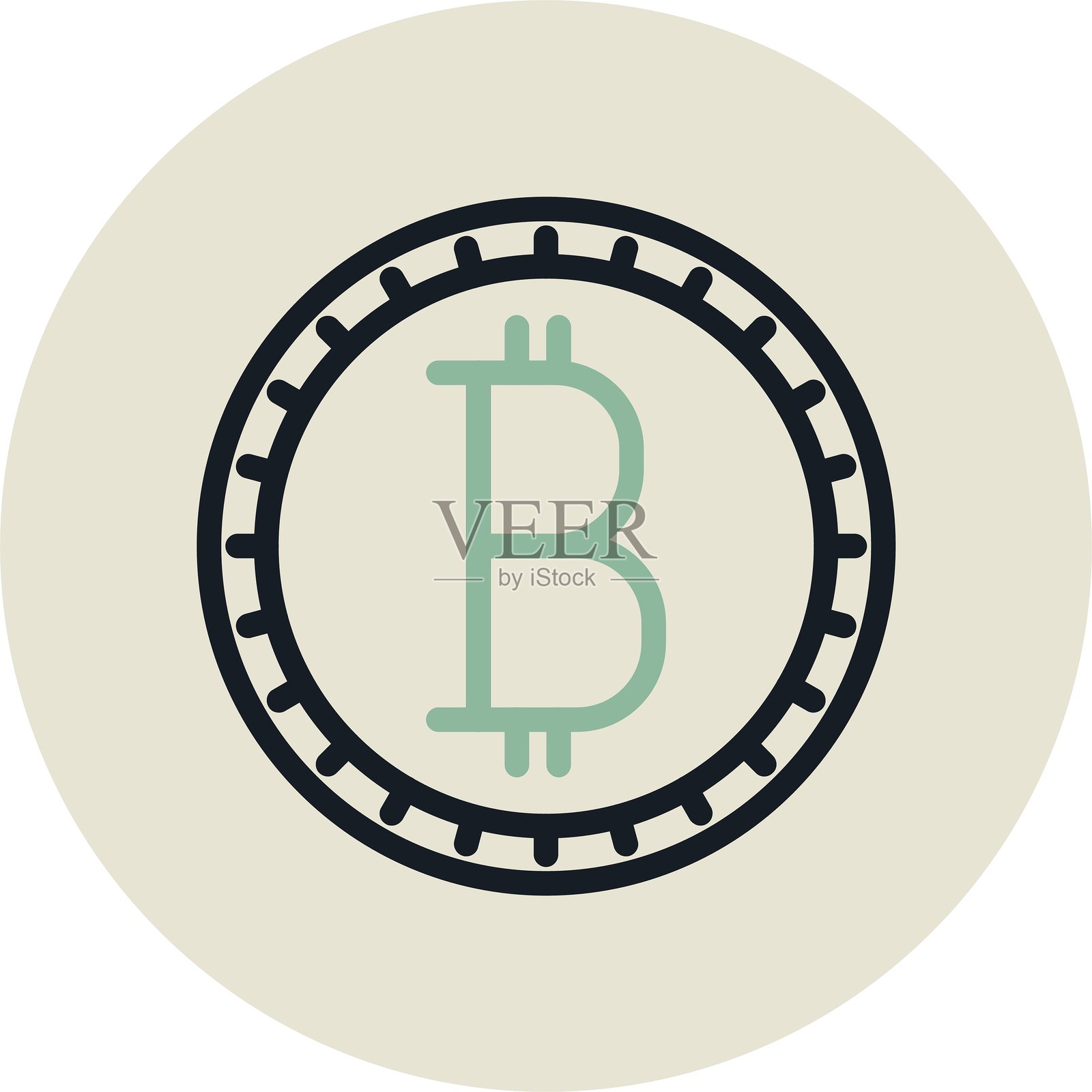 加密货币圈的到期设计插画图片素材