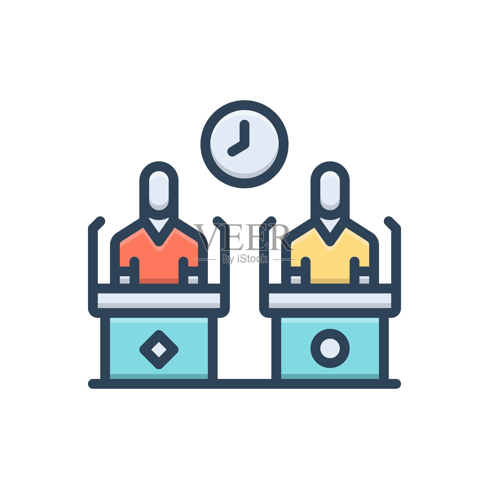 候选人政治插画图片素材