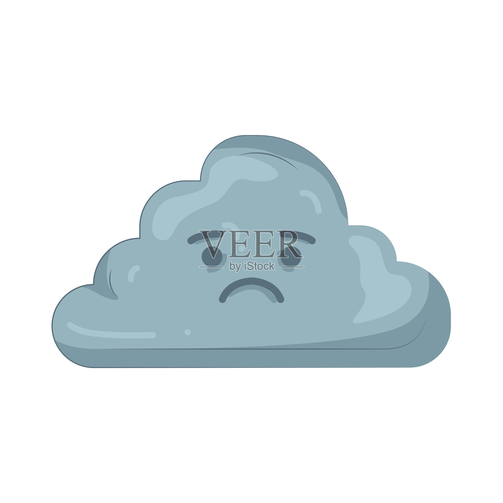 压力云插画图片素材