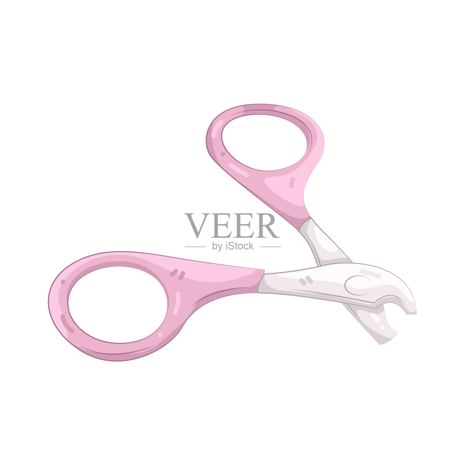 动物指甲剪插画图片素材