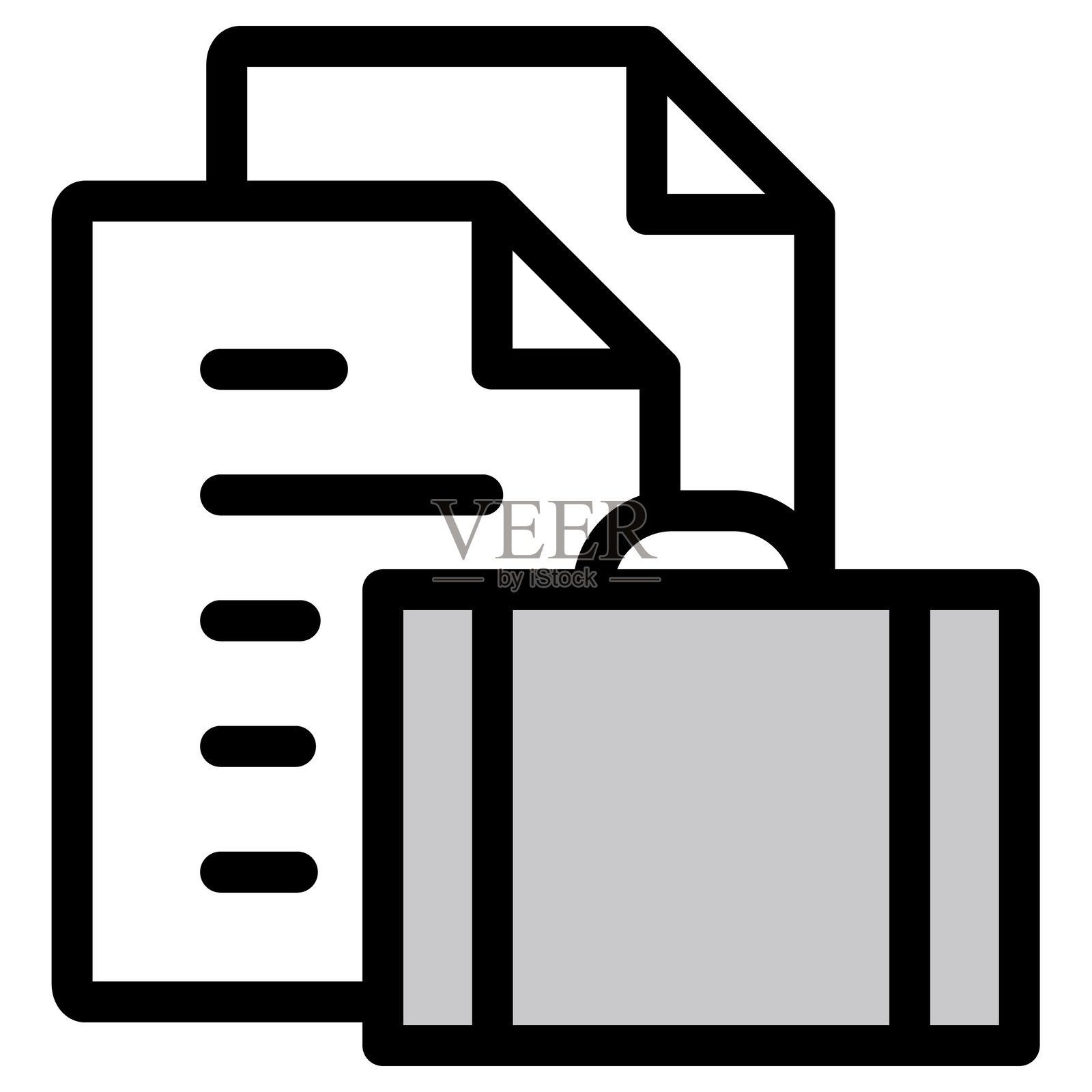 插图图标素材：文档文件插画图片素材