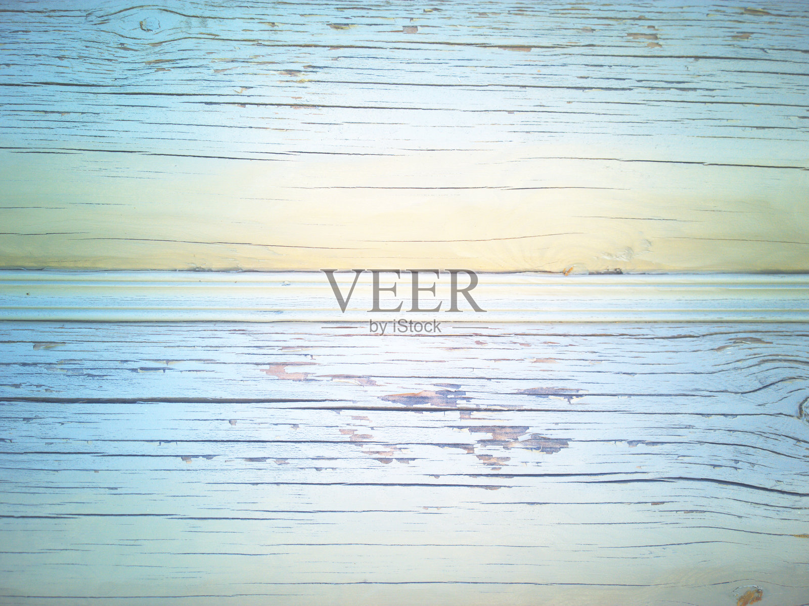 风化的彩绘木纹，乡村风格的横向木板背景照片摄影图片