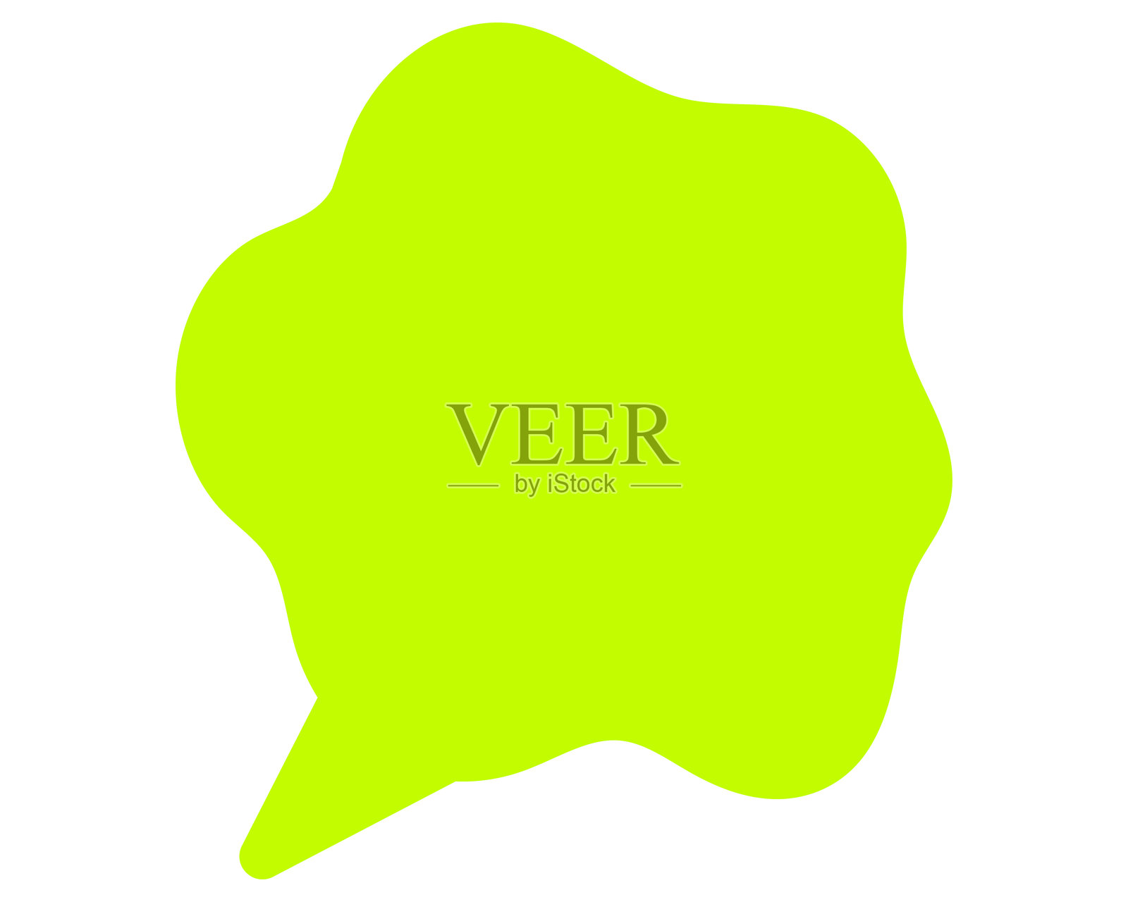 简单的颜色爆炸柔和线条云朵形状插画图片素材