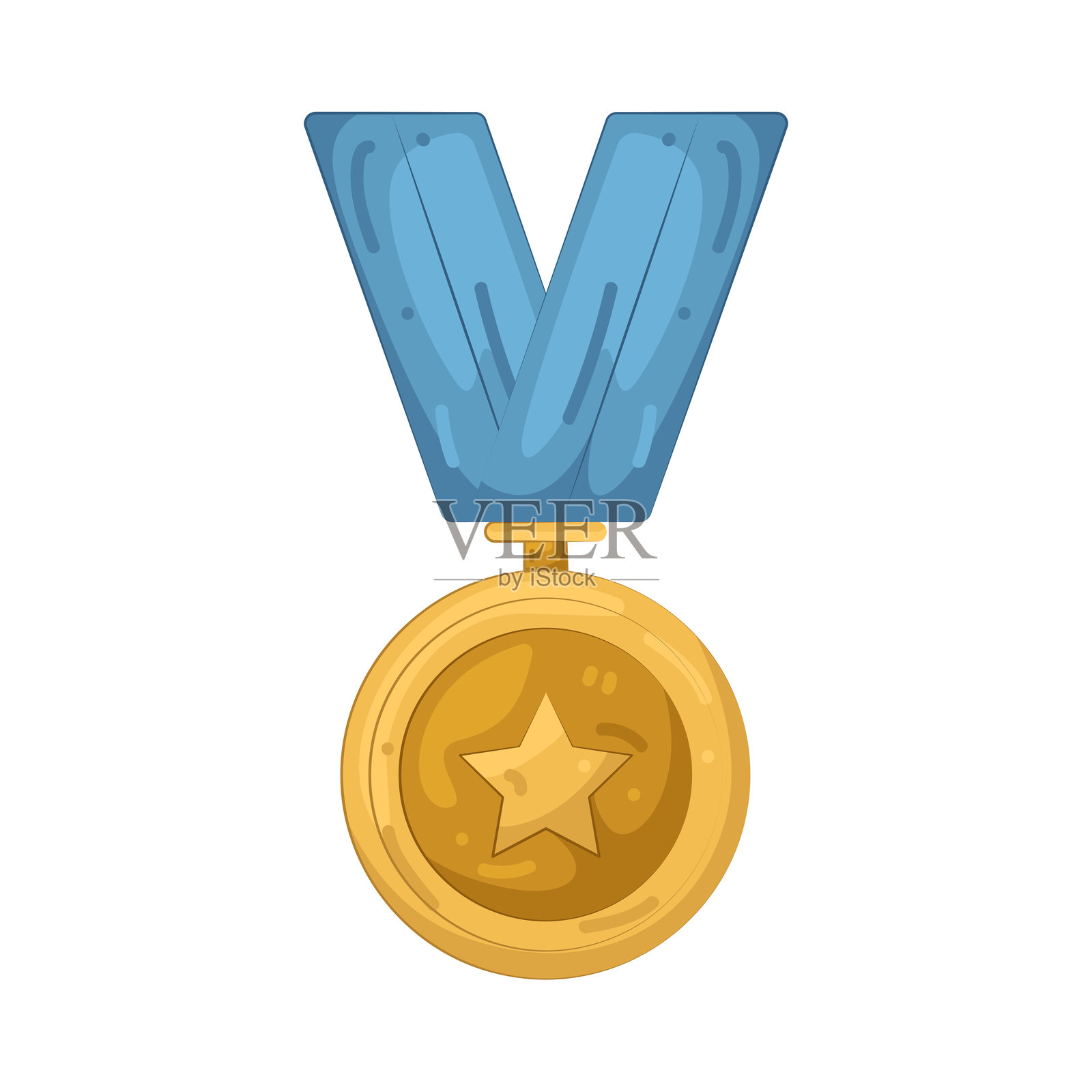 奖牌插画图片素材