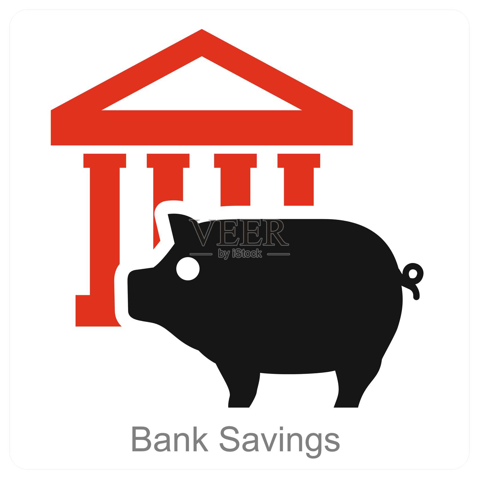 银行储蓄插画图片素材