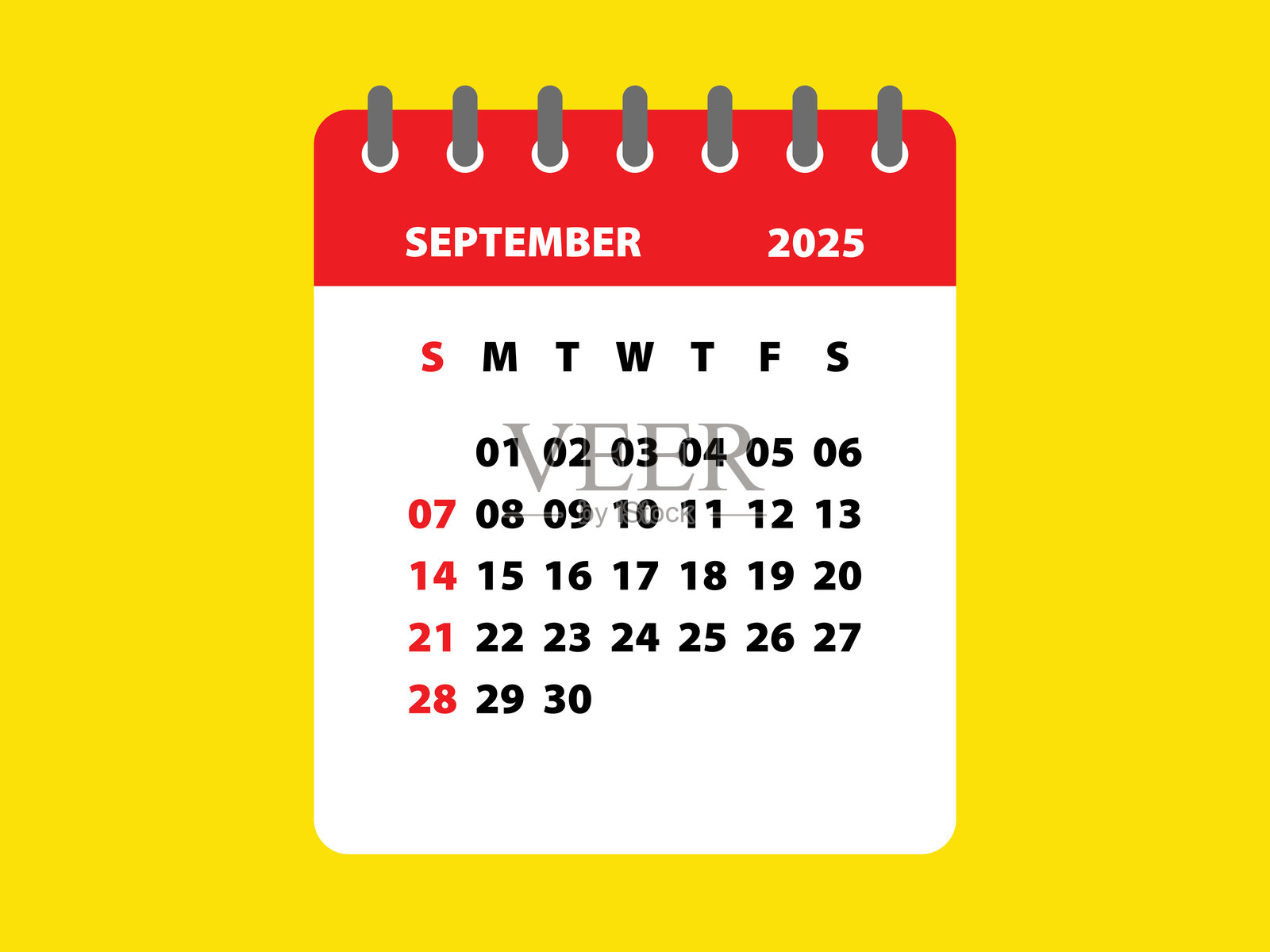 2025年日历日期模板截止日期日记商务工作职位规划月度活动办公室面试插画图片素材