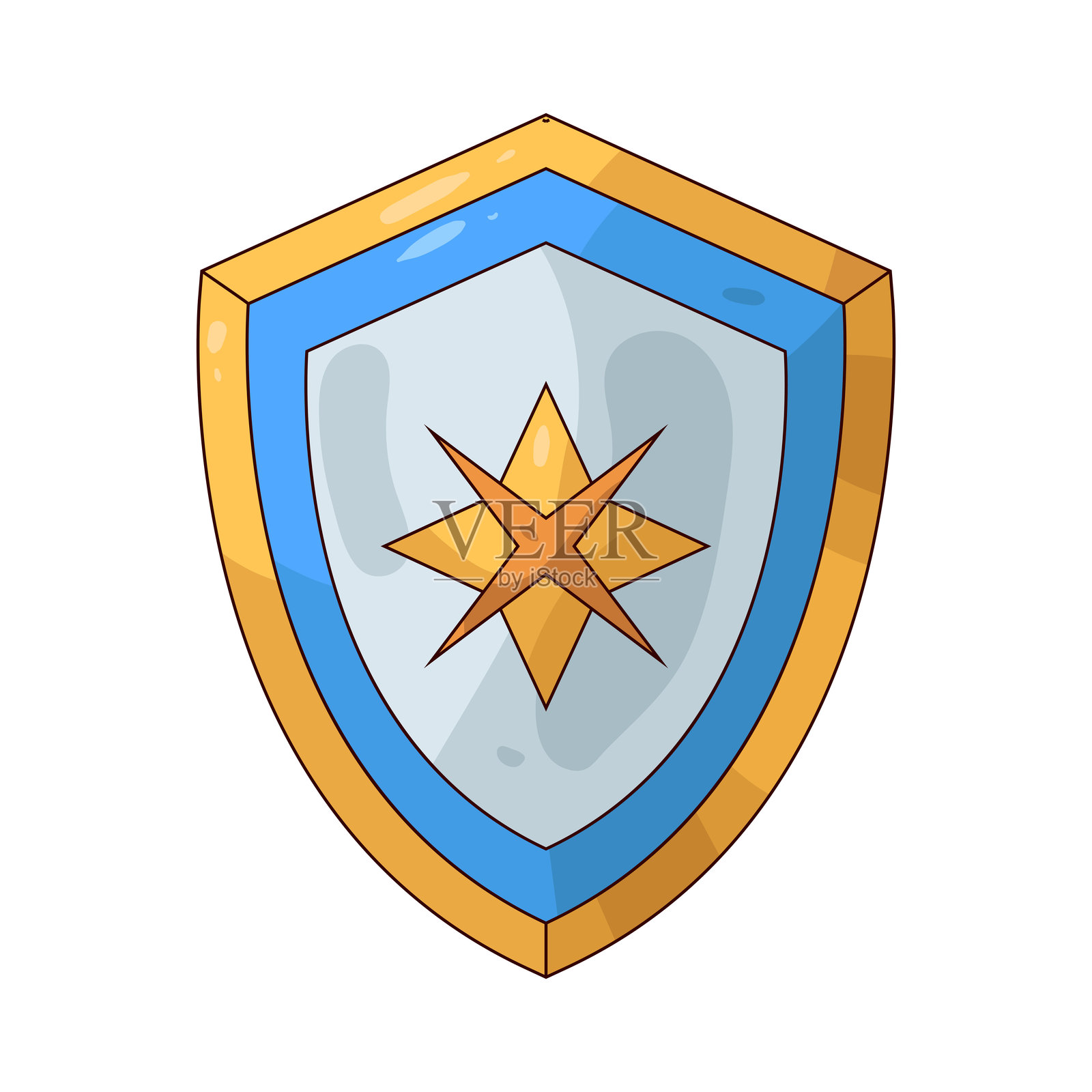 盾牌插画图片素材