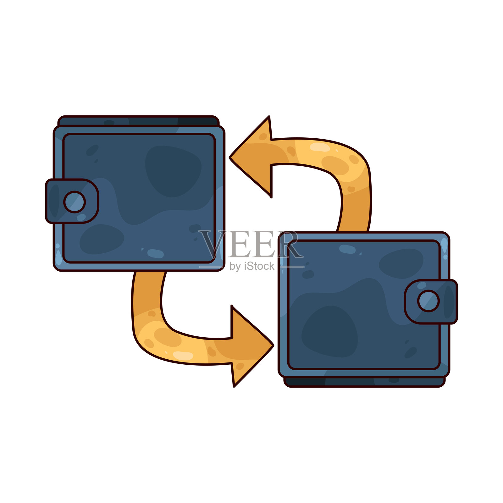 交易插画图片素材