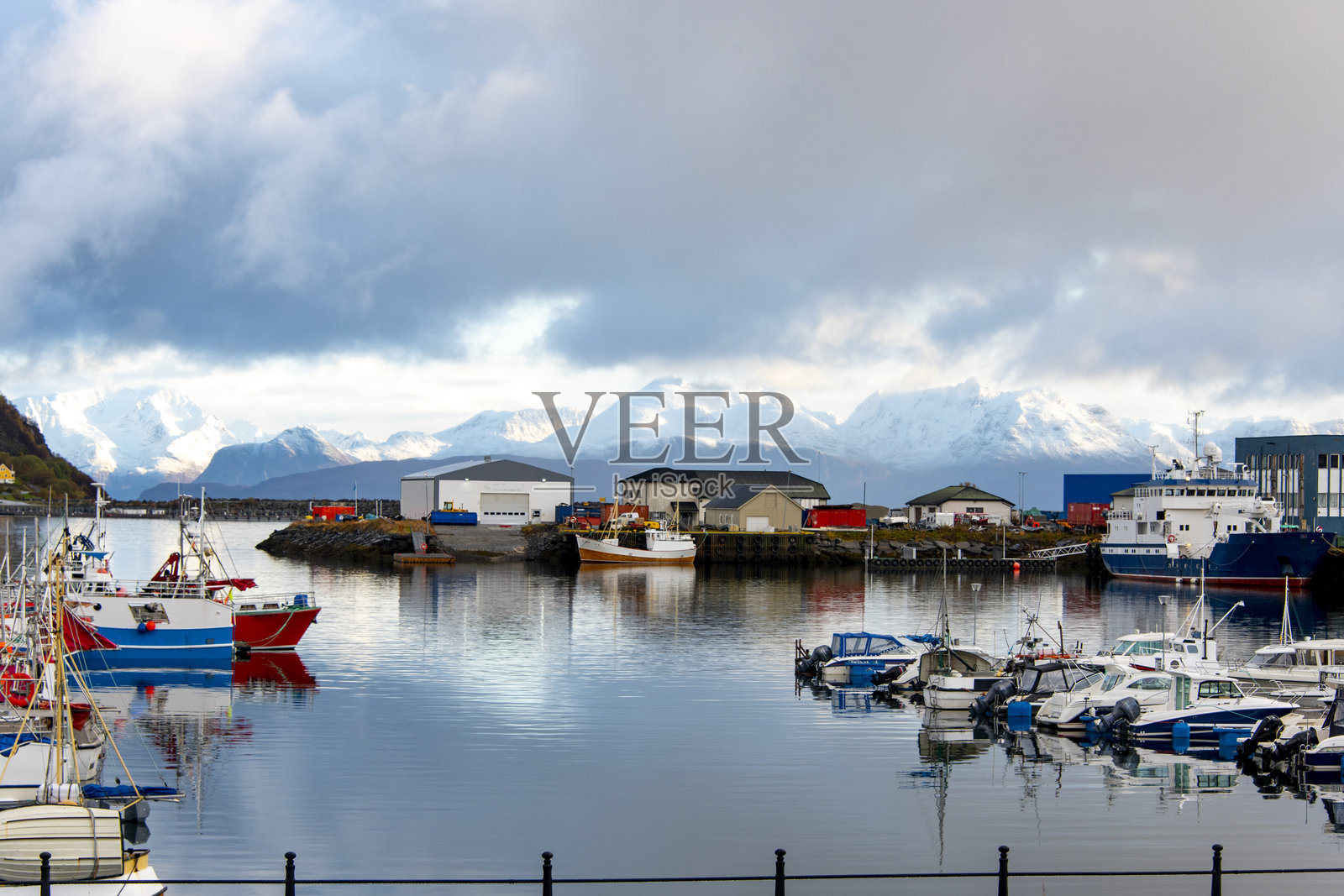 斯凯尔维镇 - 挪威照片摄影图片