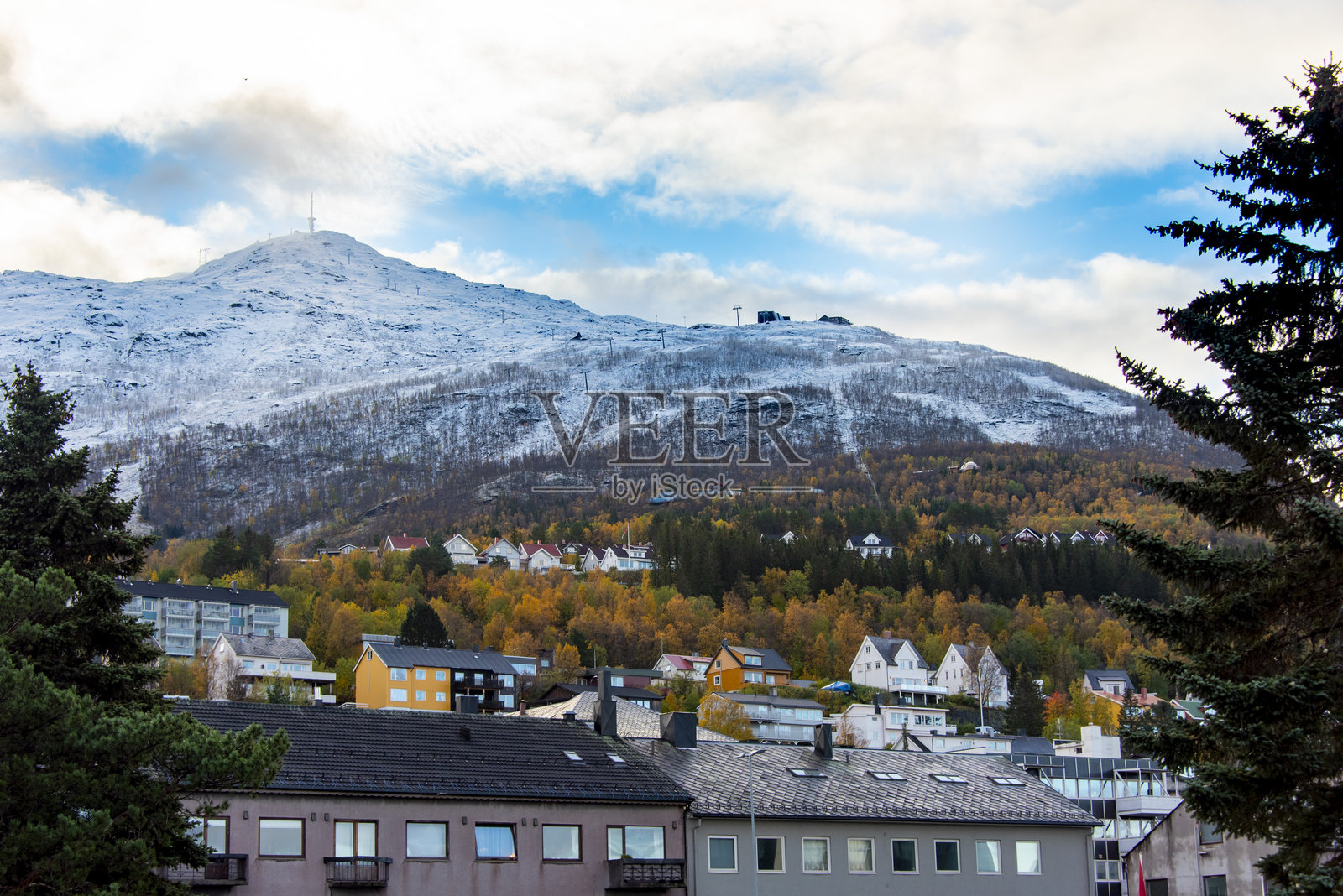 纳尔维克镇照片摄影图片