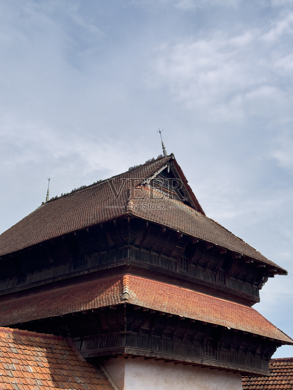 帕德马纳巴布尔宫是位于泰米尔纳德邦坎亚库马里区的特拉凡哥尔时代宫殿，也被称为卡尔库拉姆宫。照片摄影图片