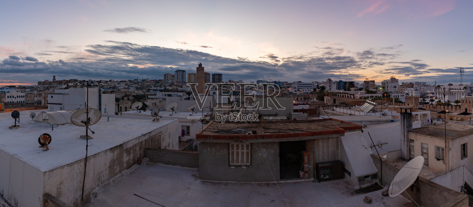 苏塞日落全景照片摄影图片