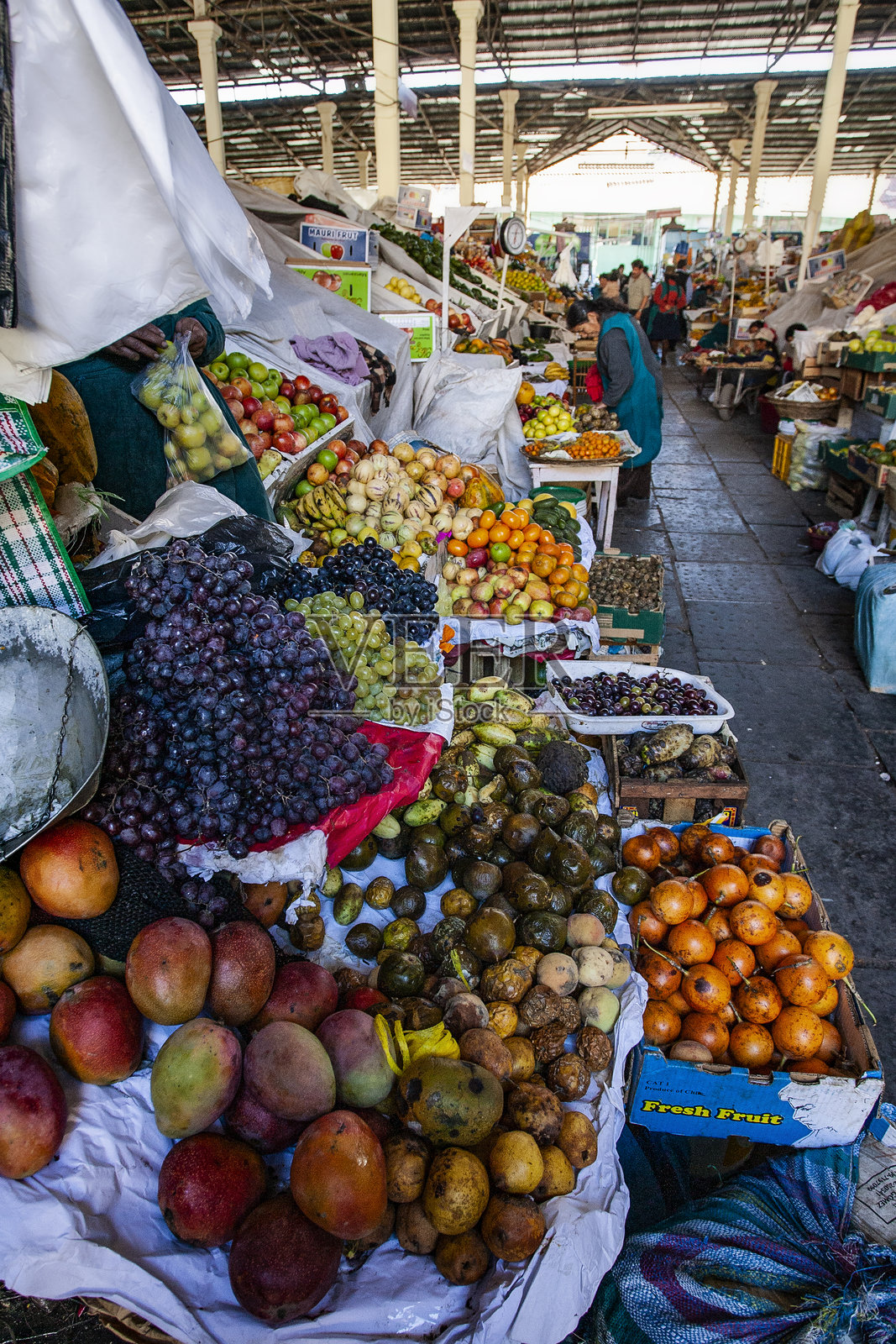 秘鲁库斯科当地农贸市场2照片摄影图片