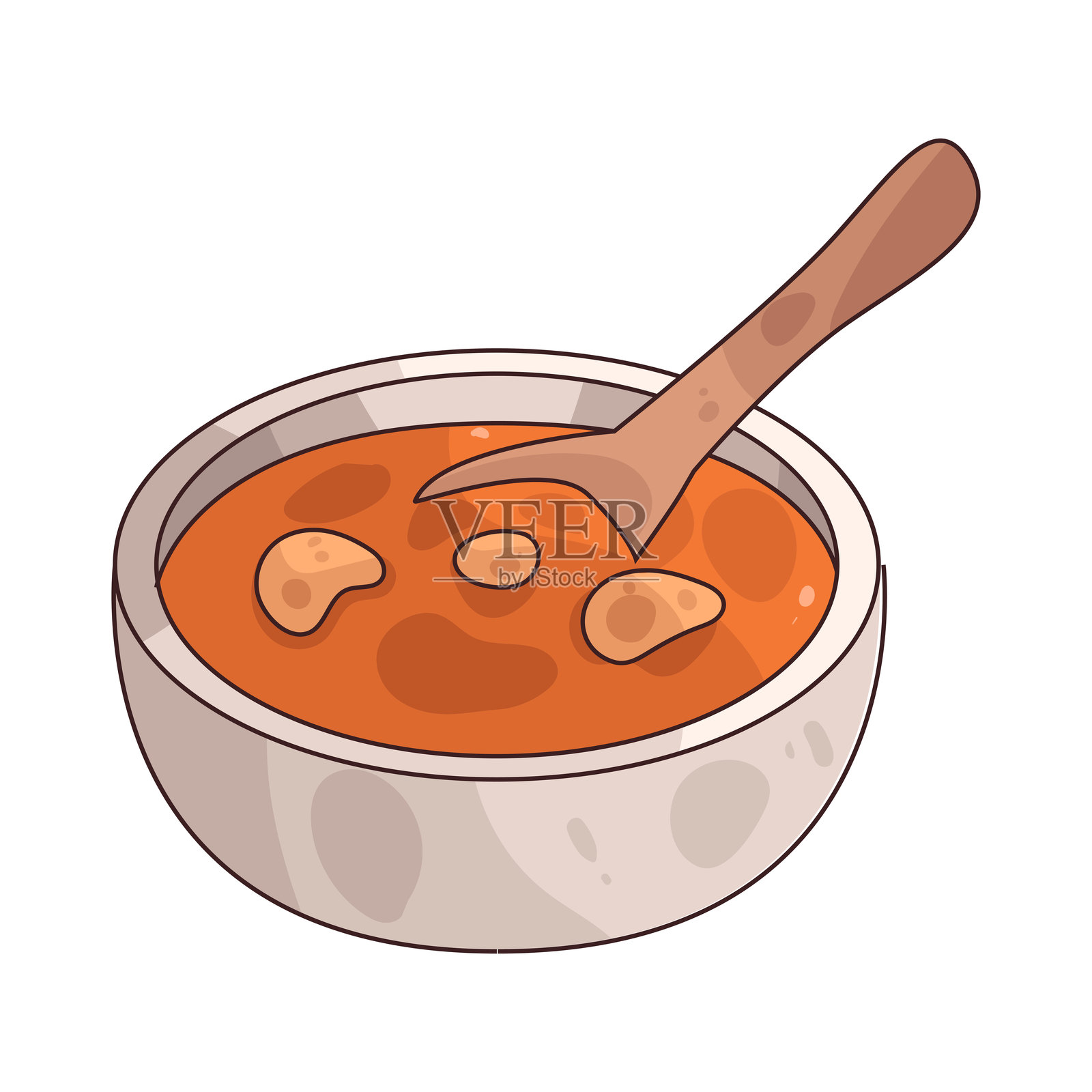 汤插画图片素材