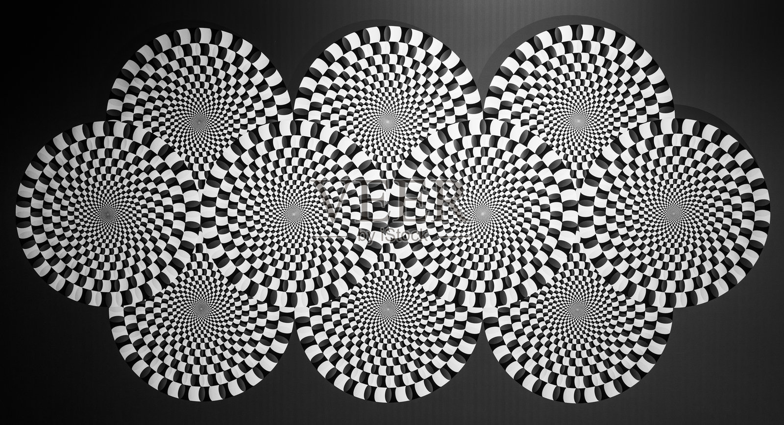 光学幻觉背景。艺术迷幻壁纸，曲线视觉效果照片摄影图片