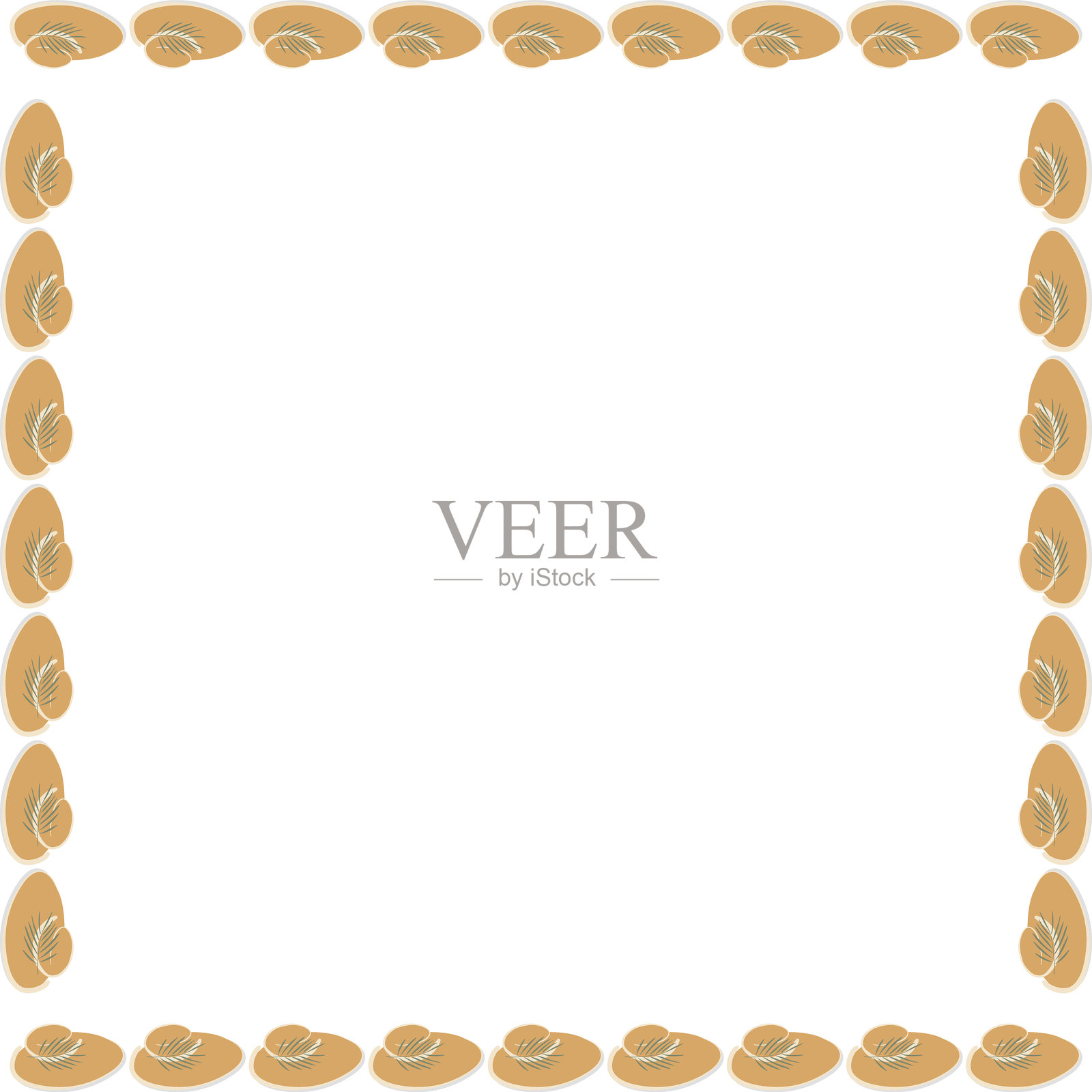 夏季帽子框架。你好，夏季假期模板。女士沙滩帽插画图片素材