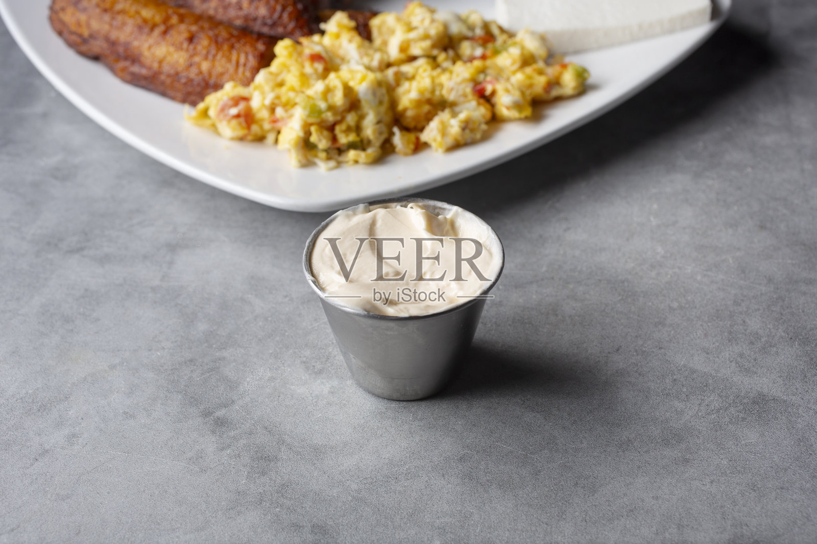 萨尔瓦多传统黄油涂抹酱照片摄影图片