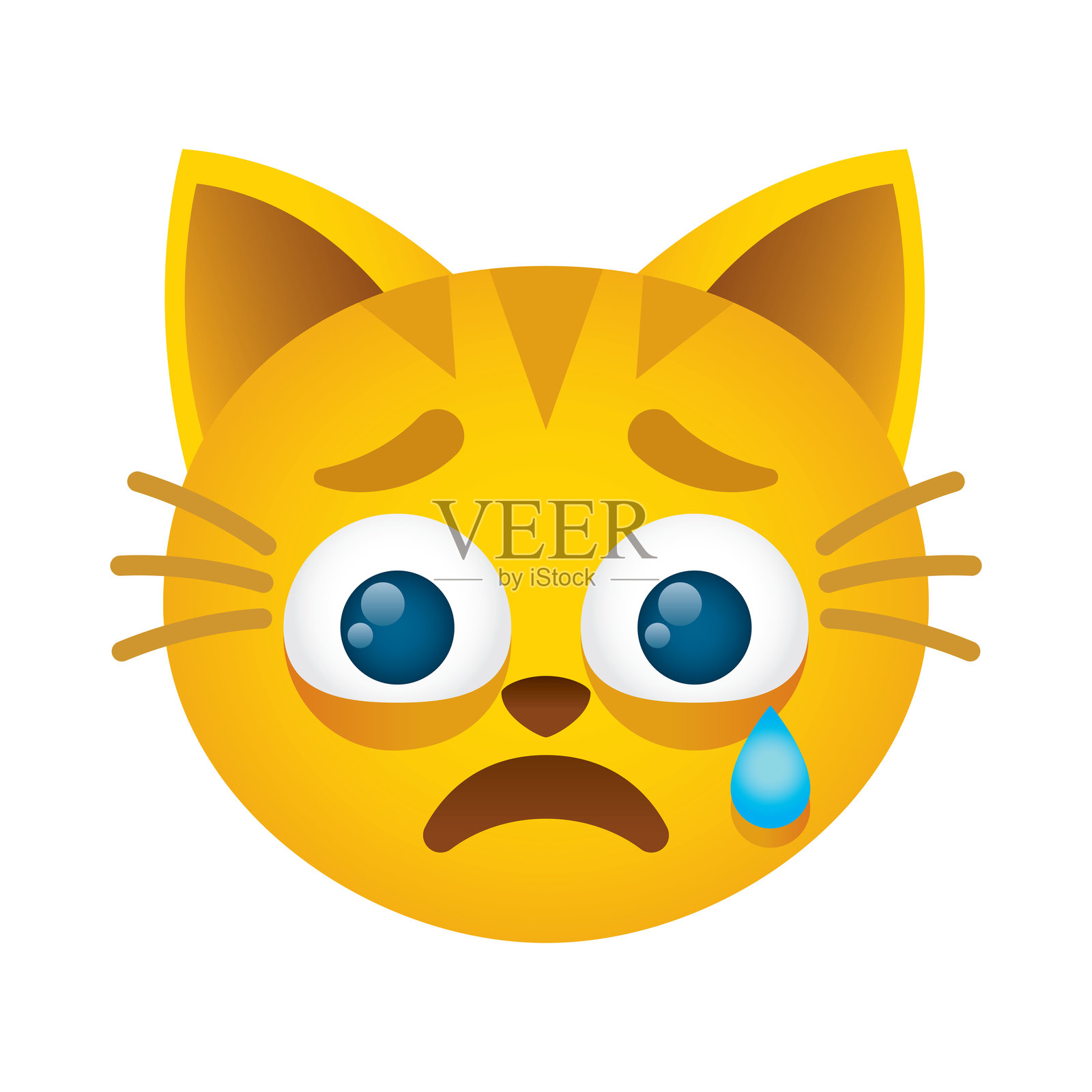 猫表情符号插画图片素材