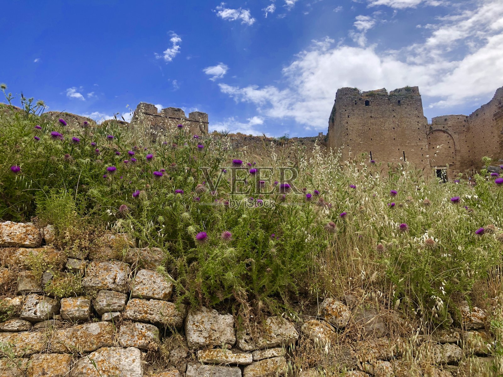 希腊科林斯的废墟照片摄影图片