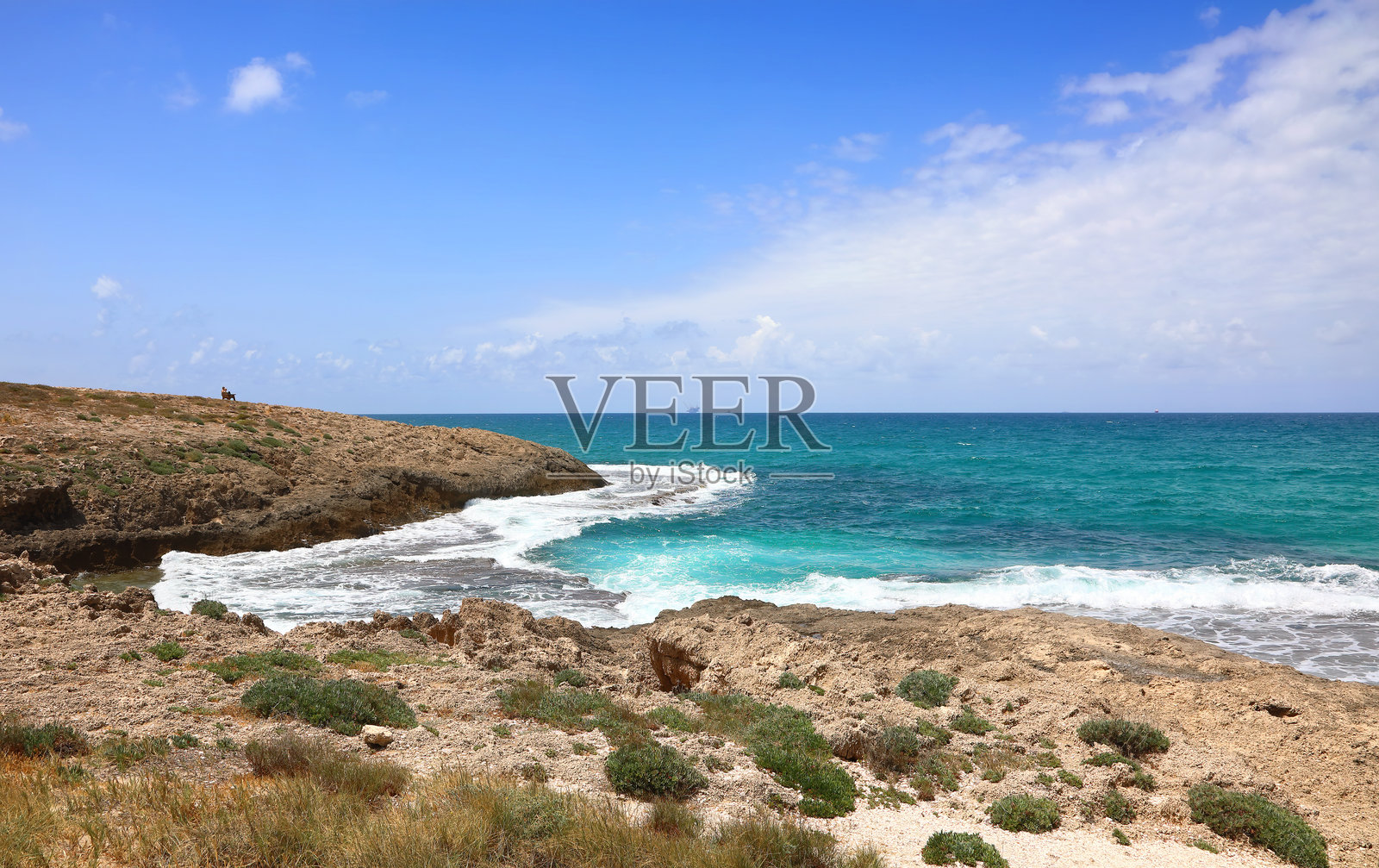 以色列北部的野生海滩照片摄影图片