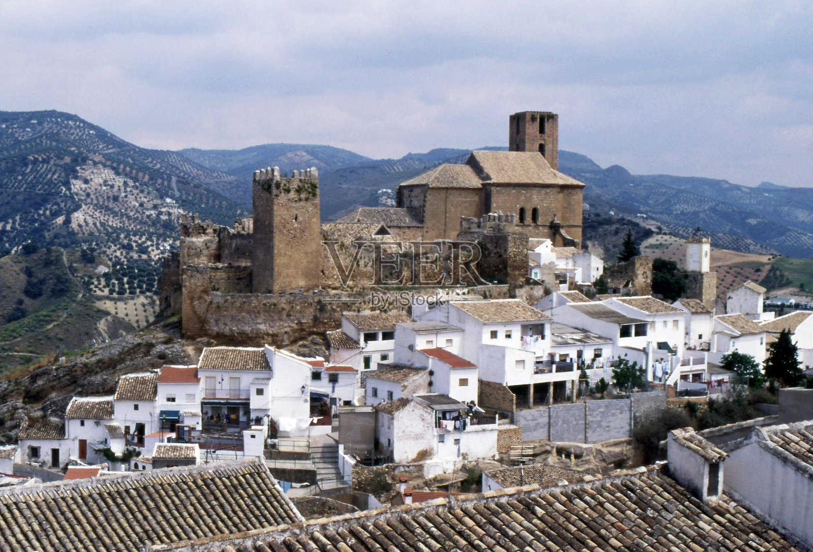 西班牙安达卢西亚的城堡照片摄影图片