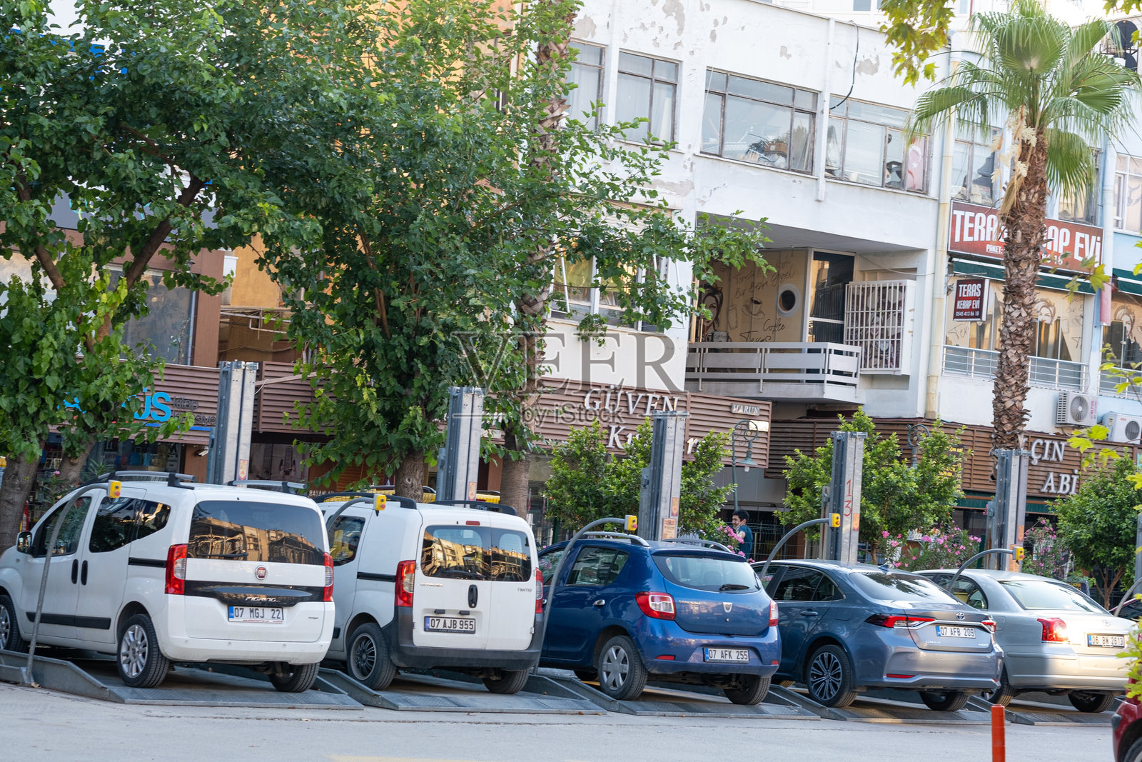 停车场照片摄影图片