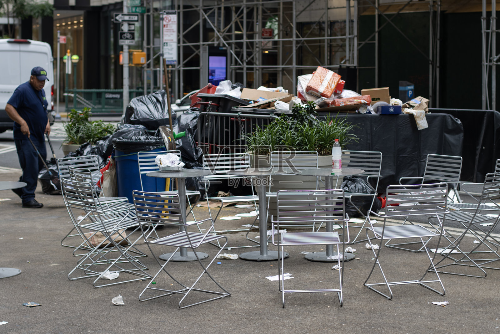 街道清洁工照片摄影图片