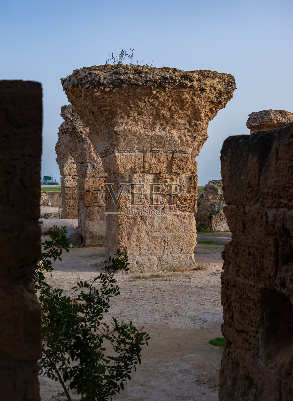 迦太基考古遗址 - 安东尼浴场照片摄影图片