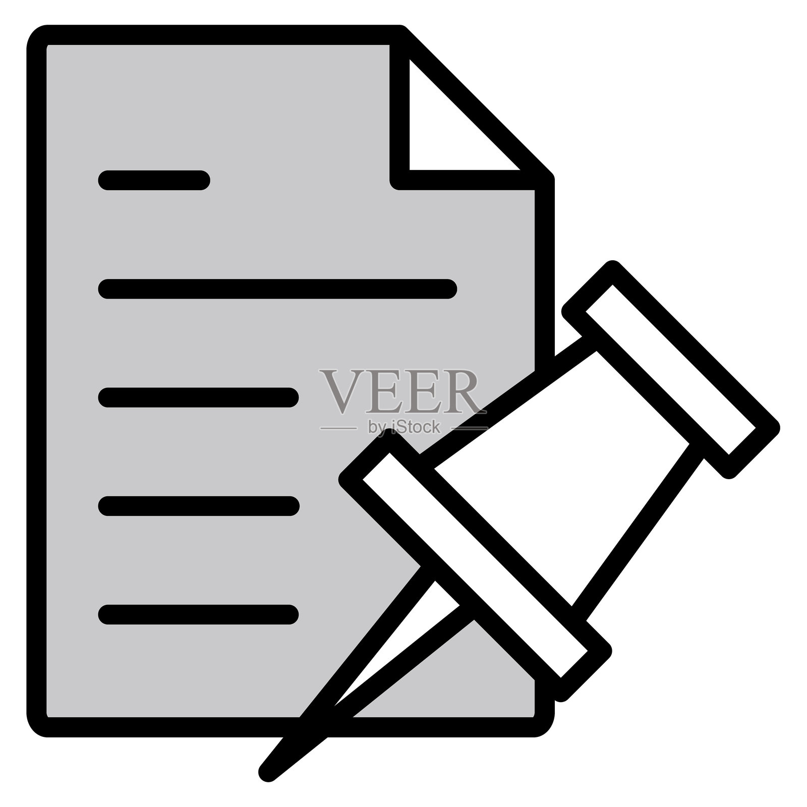 插图图标素材：文档文件插画图片素材