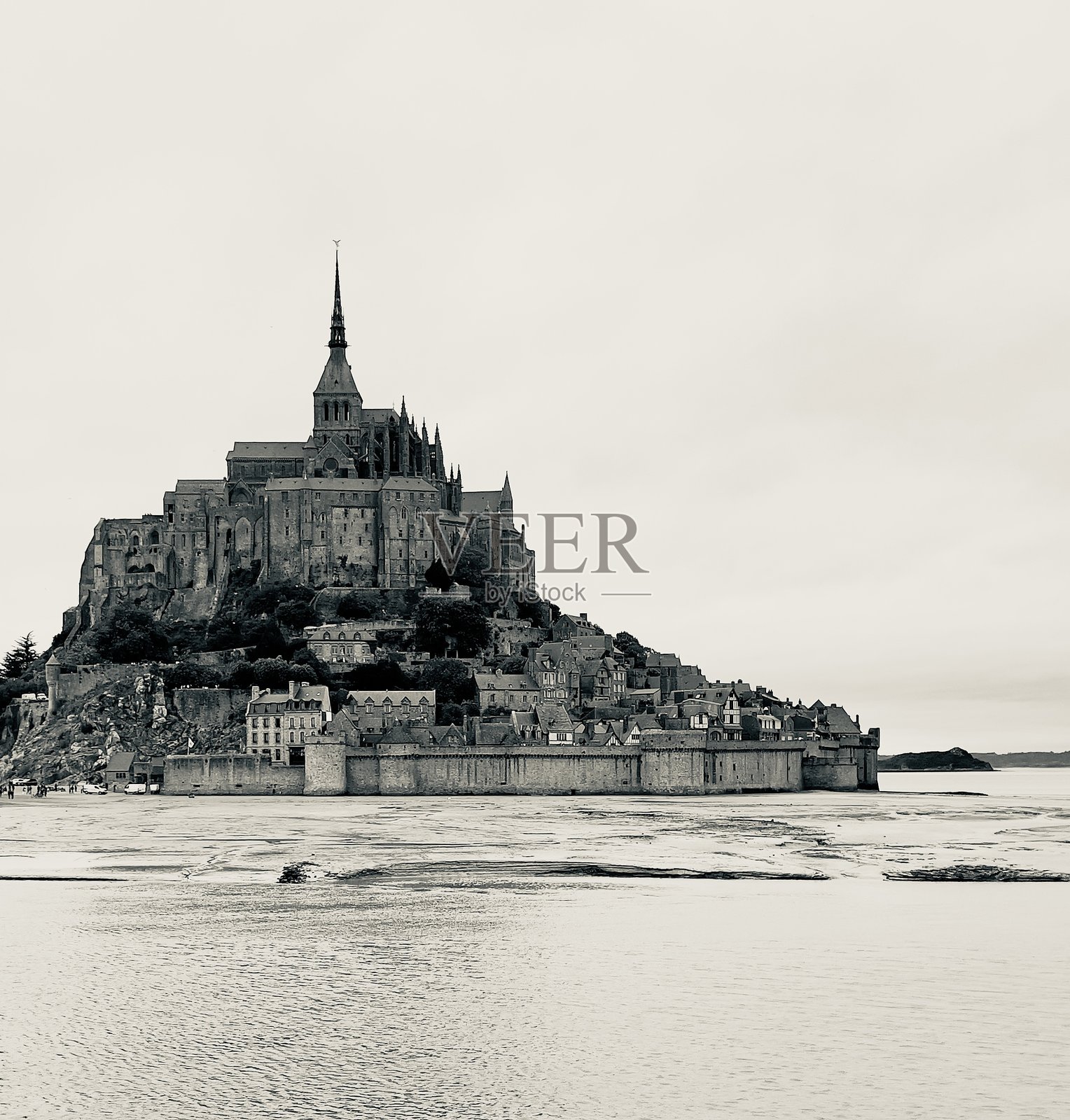 蒙圣米歇尔照片摄影图片