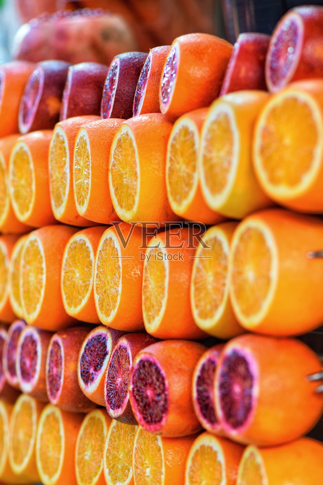 切片柑橘水果展示照片摄影图片