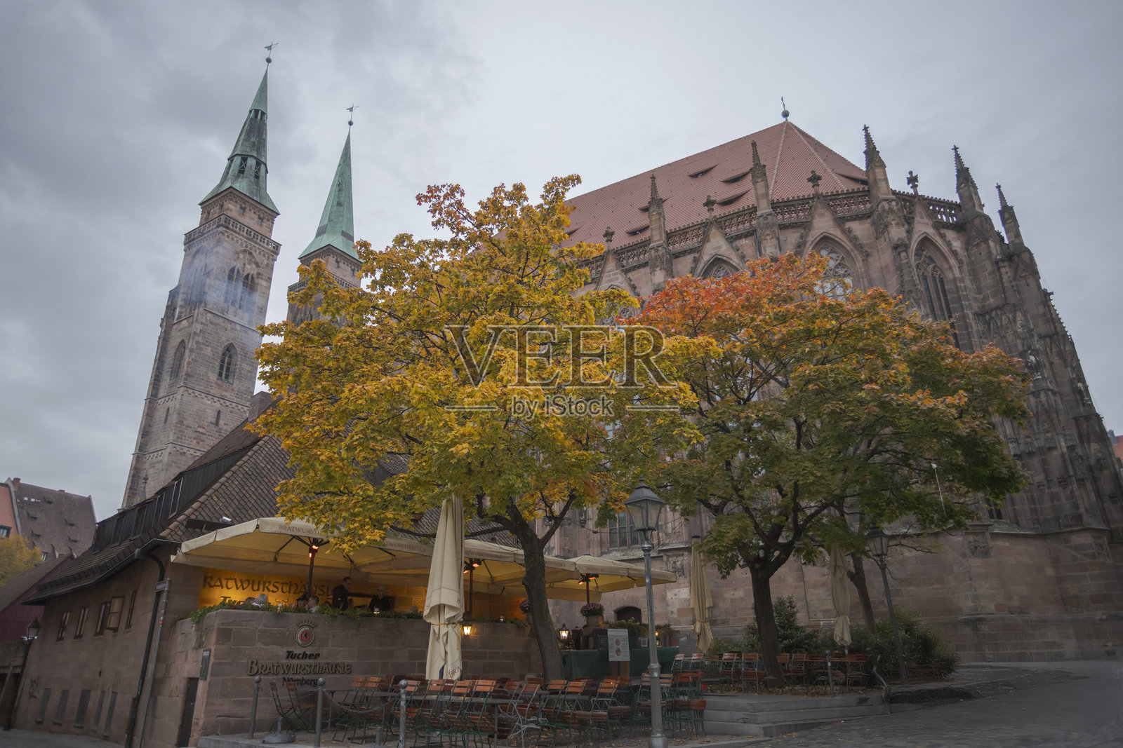 巴伐利亚心脏地带圣洛伦茨教堂的壮丽景色照片摄影图片