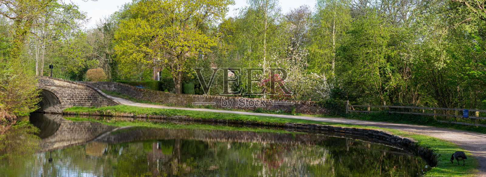 马普尔的峰森林运河照片摄影图片