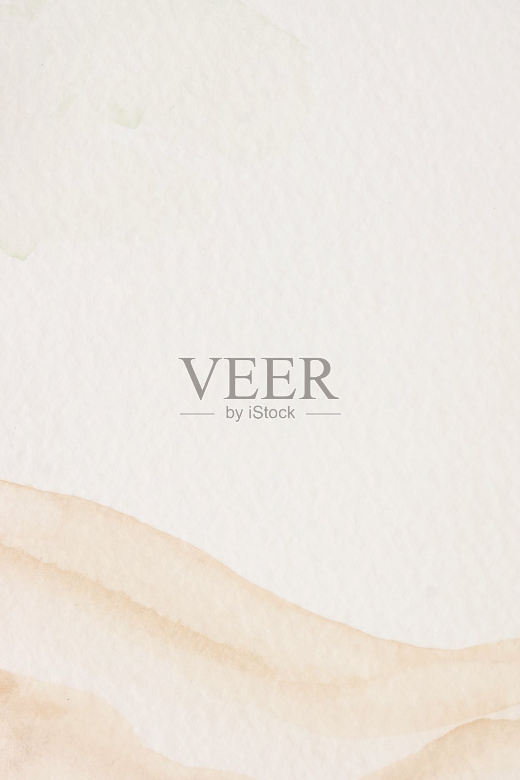 水彩纹理。抽象米色绘画背景。模板。照片摄影图片