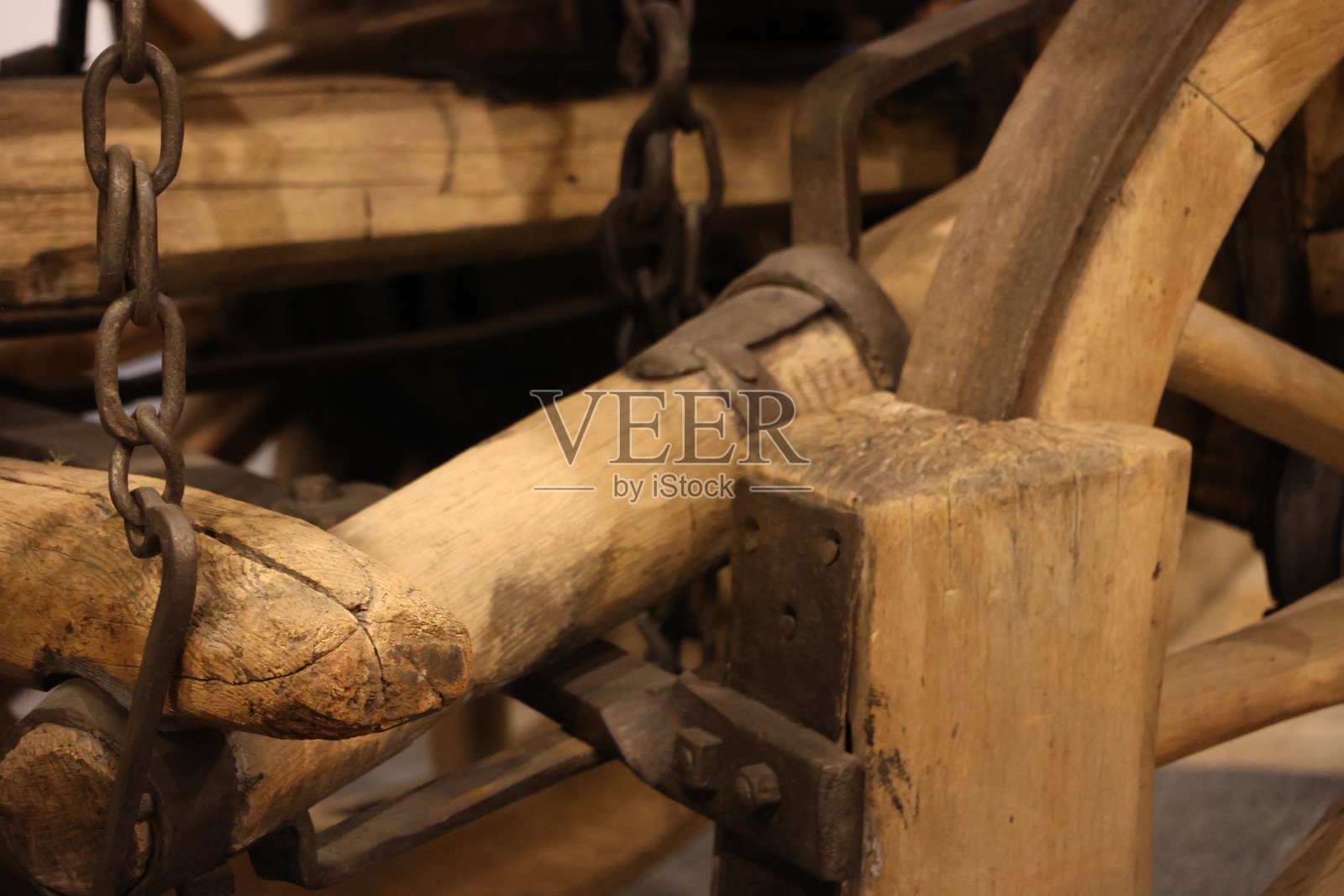 古董马车的特写镜头照片摄影图片