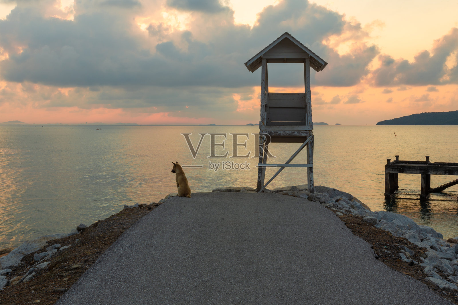 考拉姆雅-考萨美国家公园，美丽的晨海，罗勇照片摄影图片