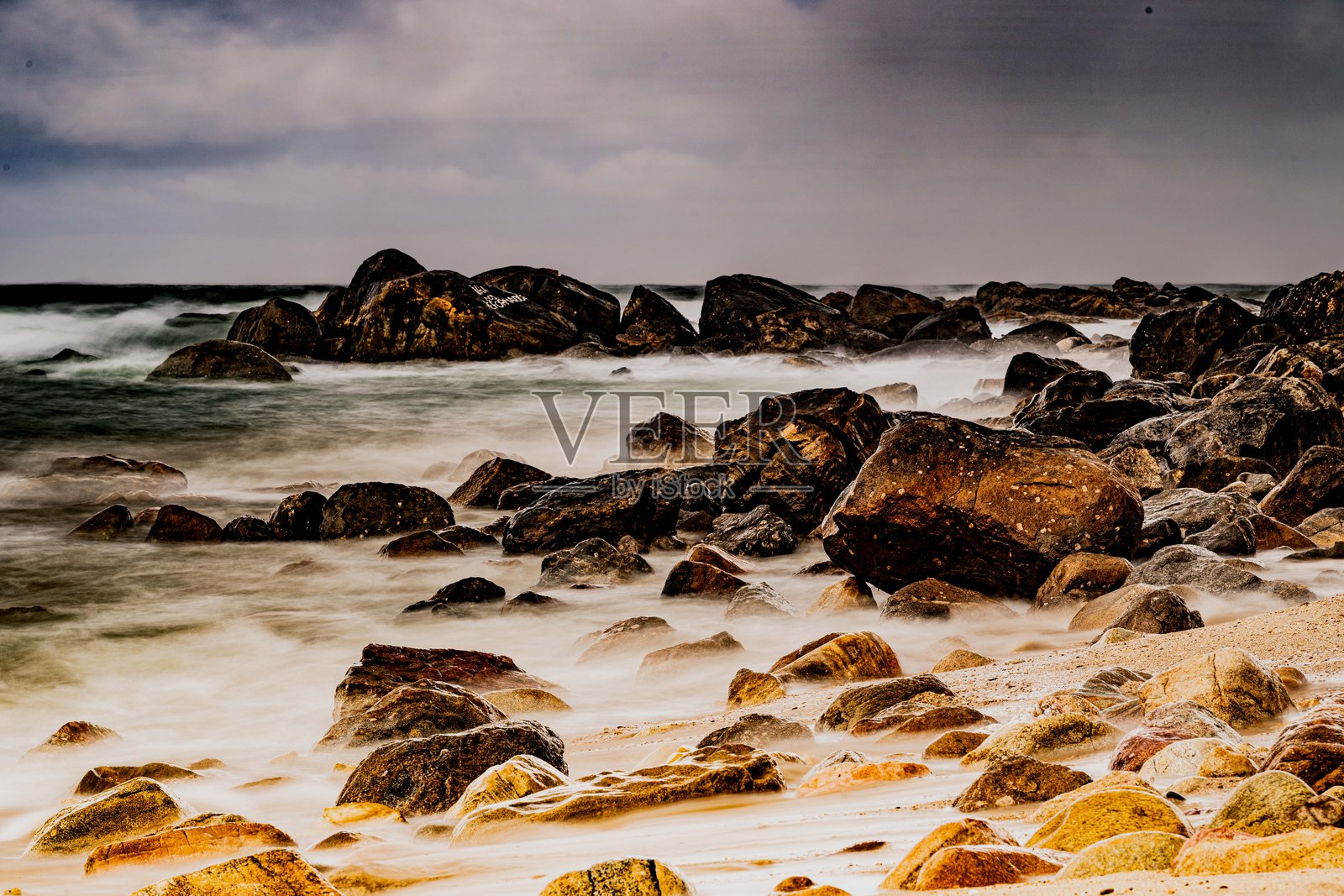 波尔图南部的葡萄牙海岸照片摄影图片