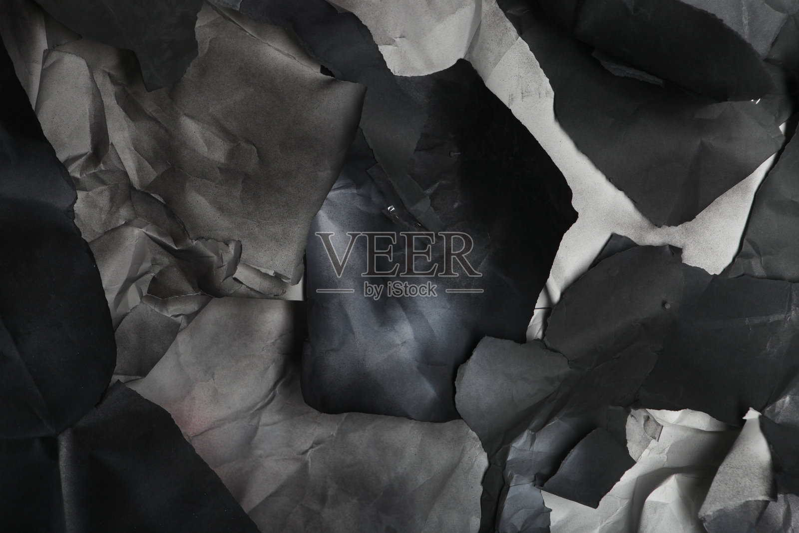 撕裂的彩色纸张，纹理，背景照片摄影图片