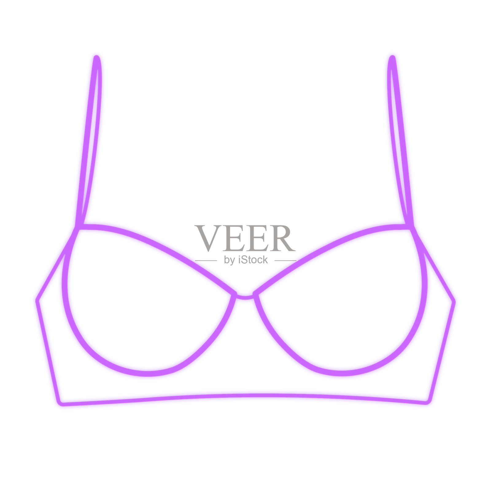 胸罩插画图片素材