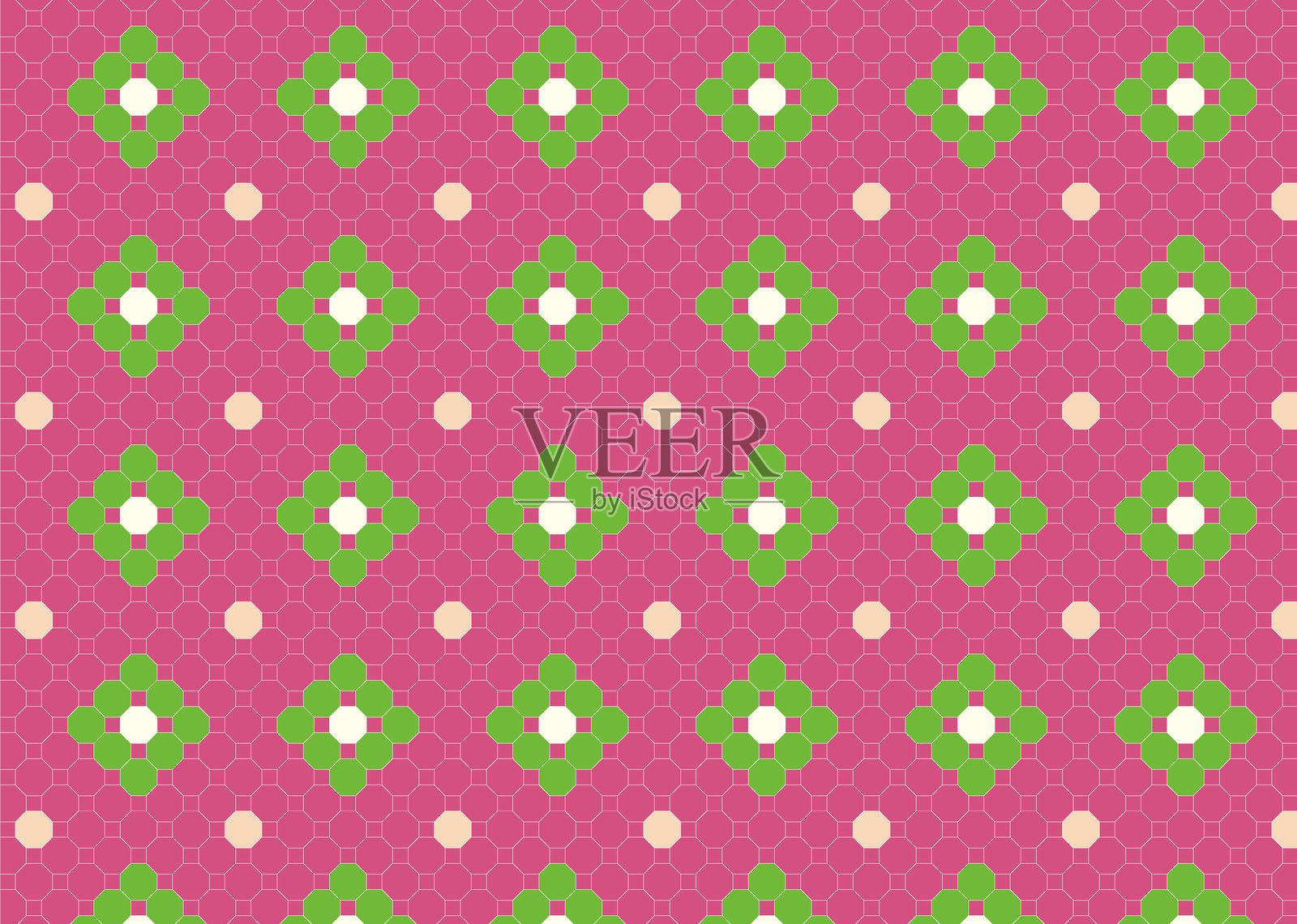 日本风格的点状图案瓷砖背景插画图片素材