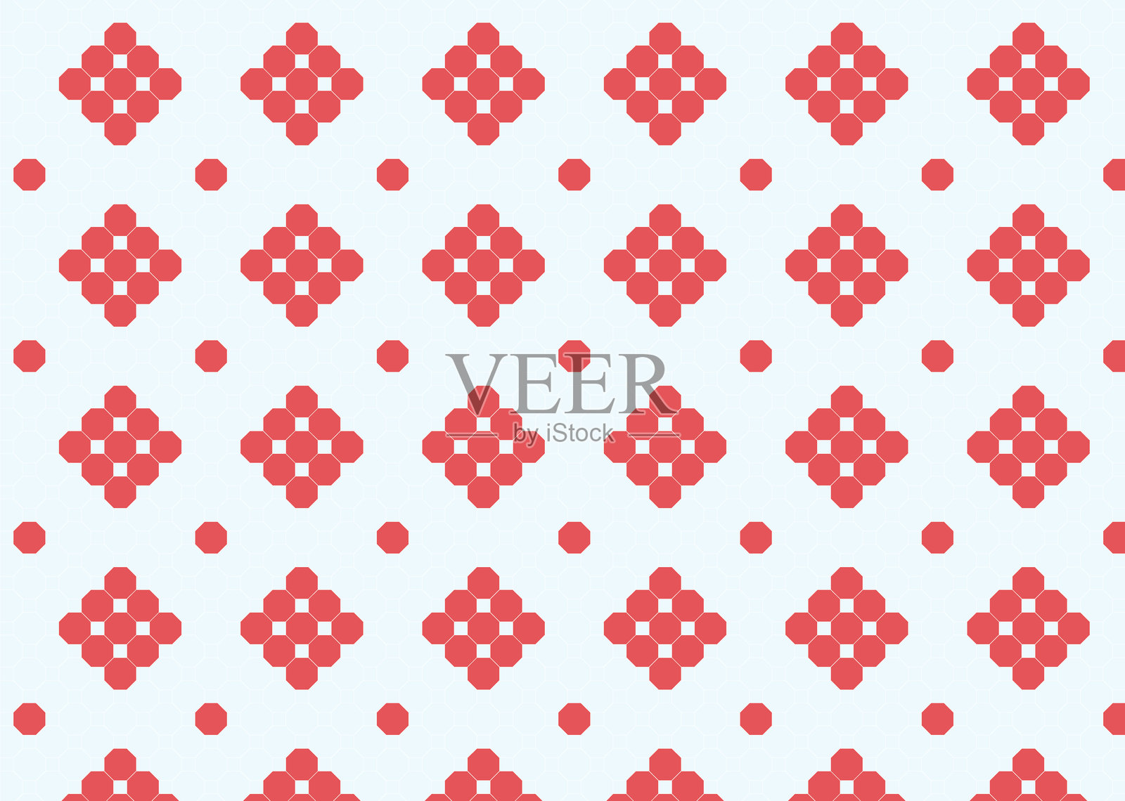 日本风格的点状图案瓷砖背景插画图片素材