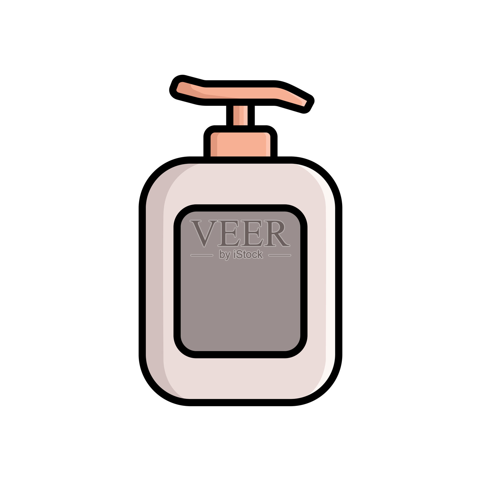 乳液图标矢量设计模板，简单而干净插画图片素材