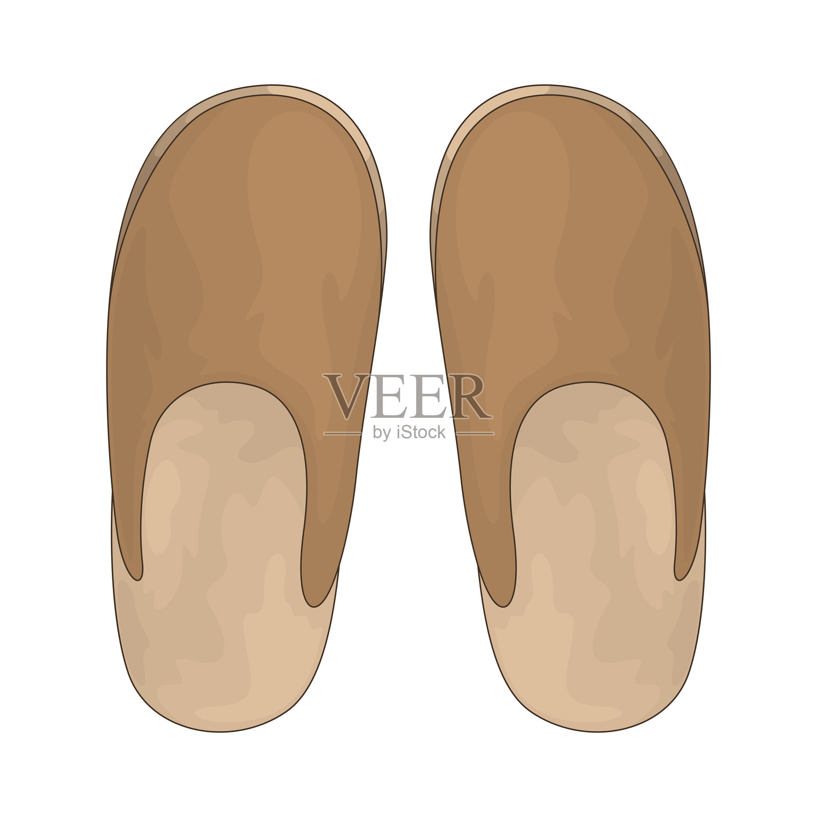 拖鞋插画图片素材