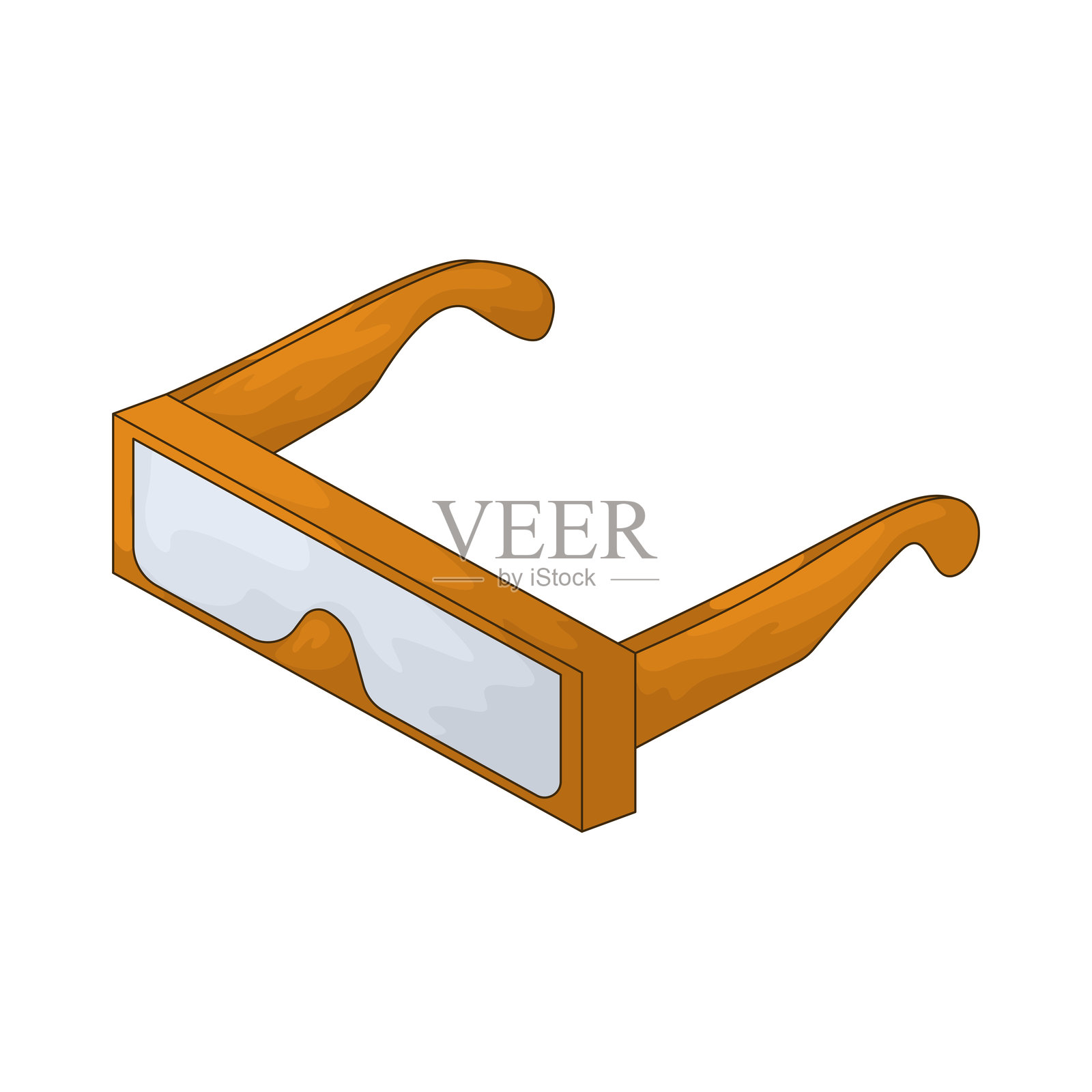 安全眼镜插画图片素材