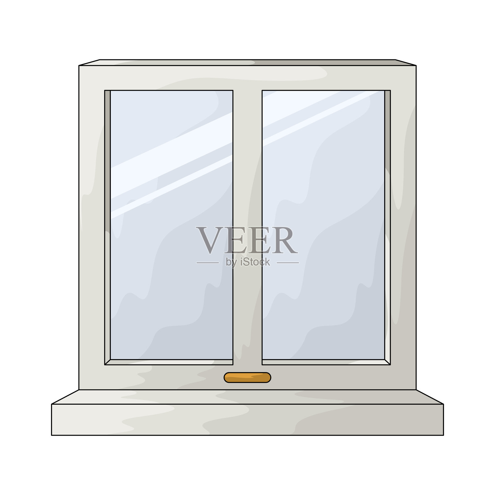 窗户插画图片素材