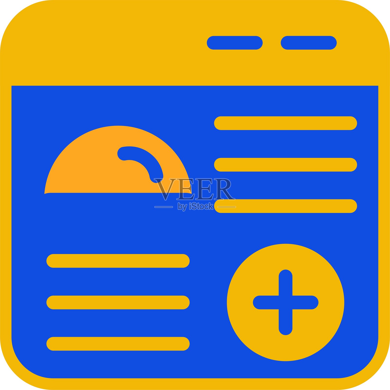 平面两色图标的订单插画图片素材