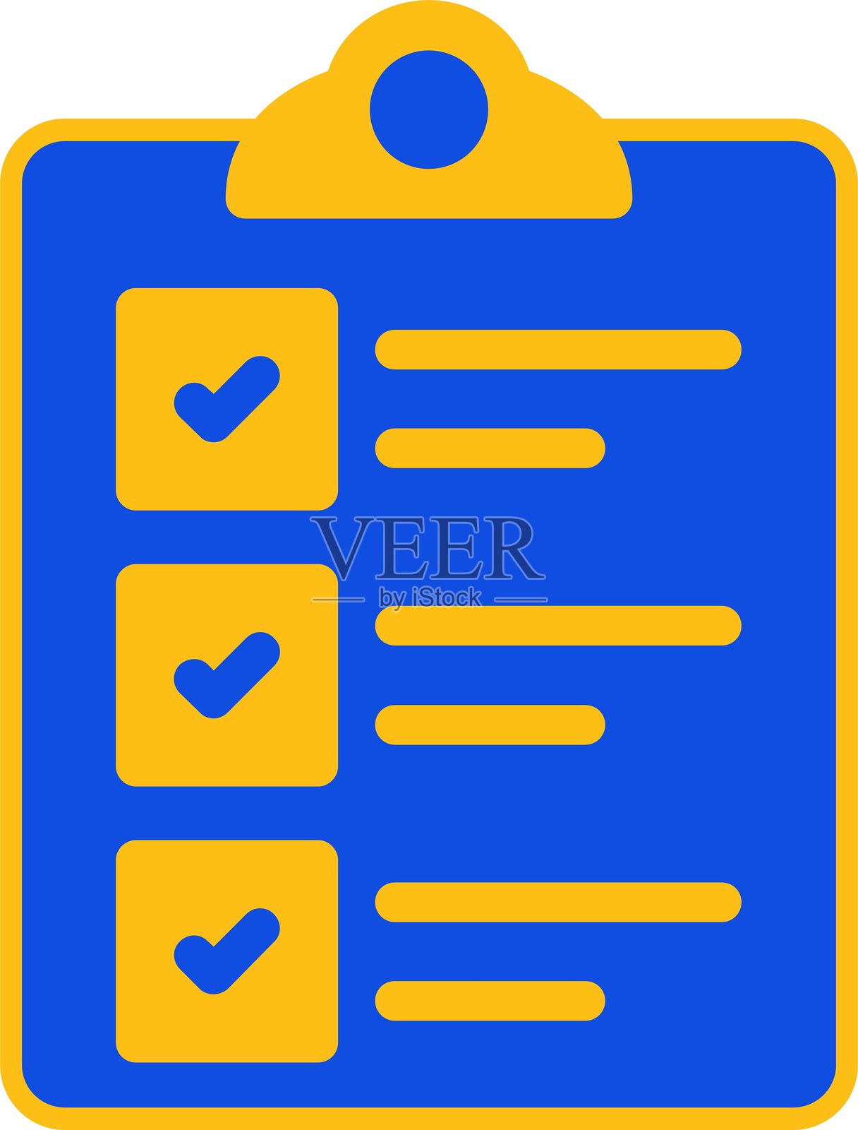 报告平面双色图标插画图片素材