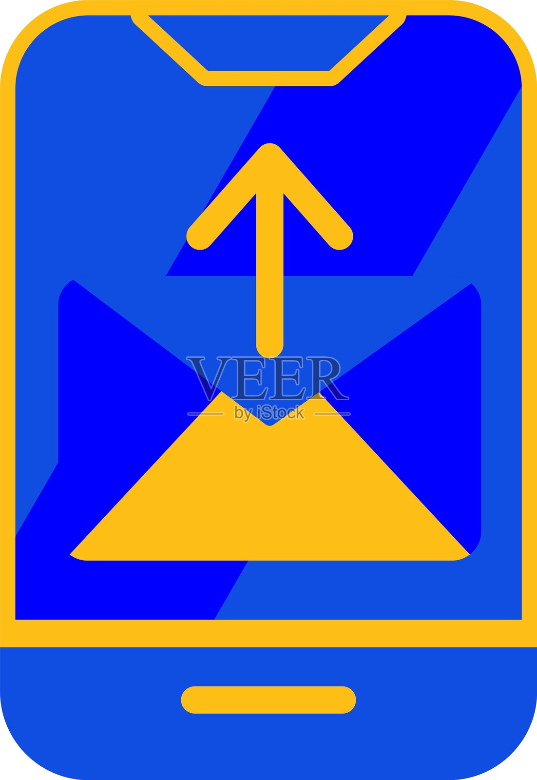 发送平面双色图标插画图片素材