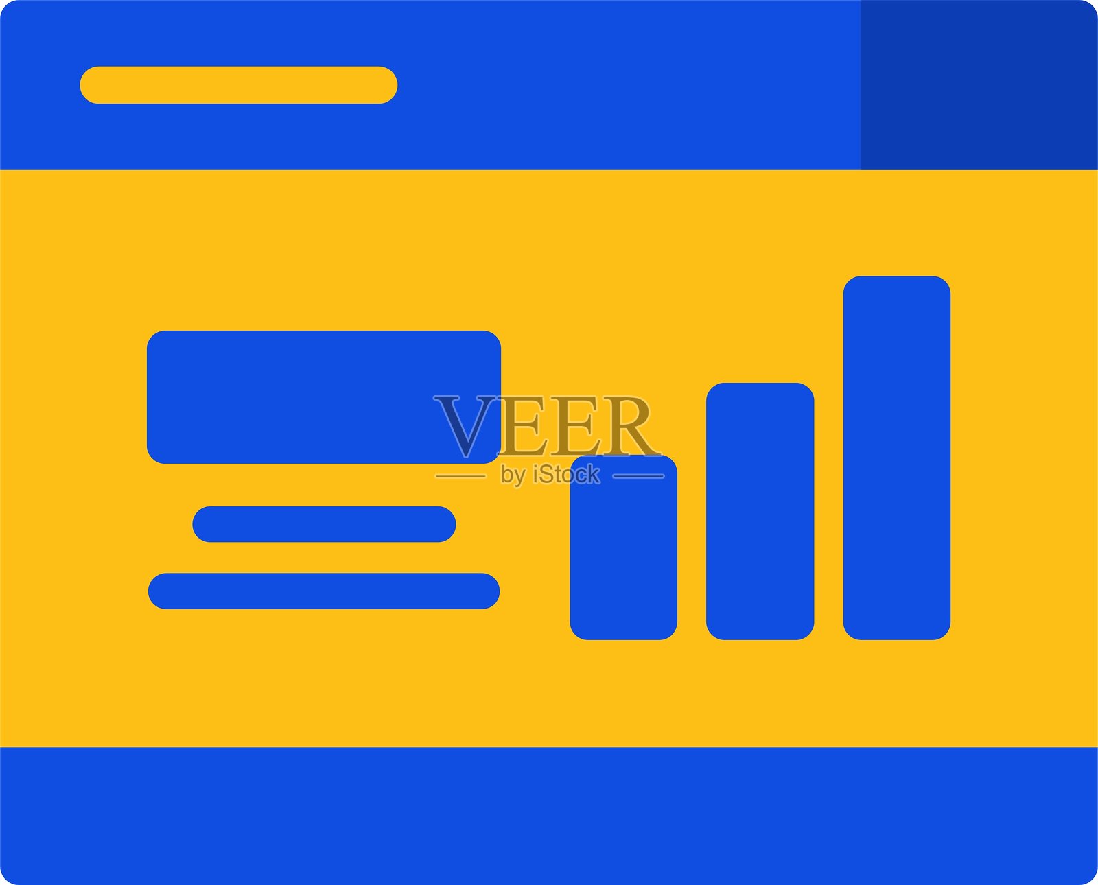 信号强度平面双色图标插画图片素材